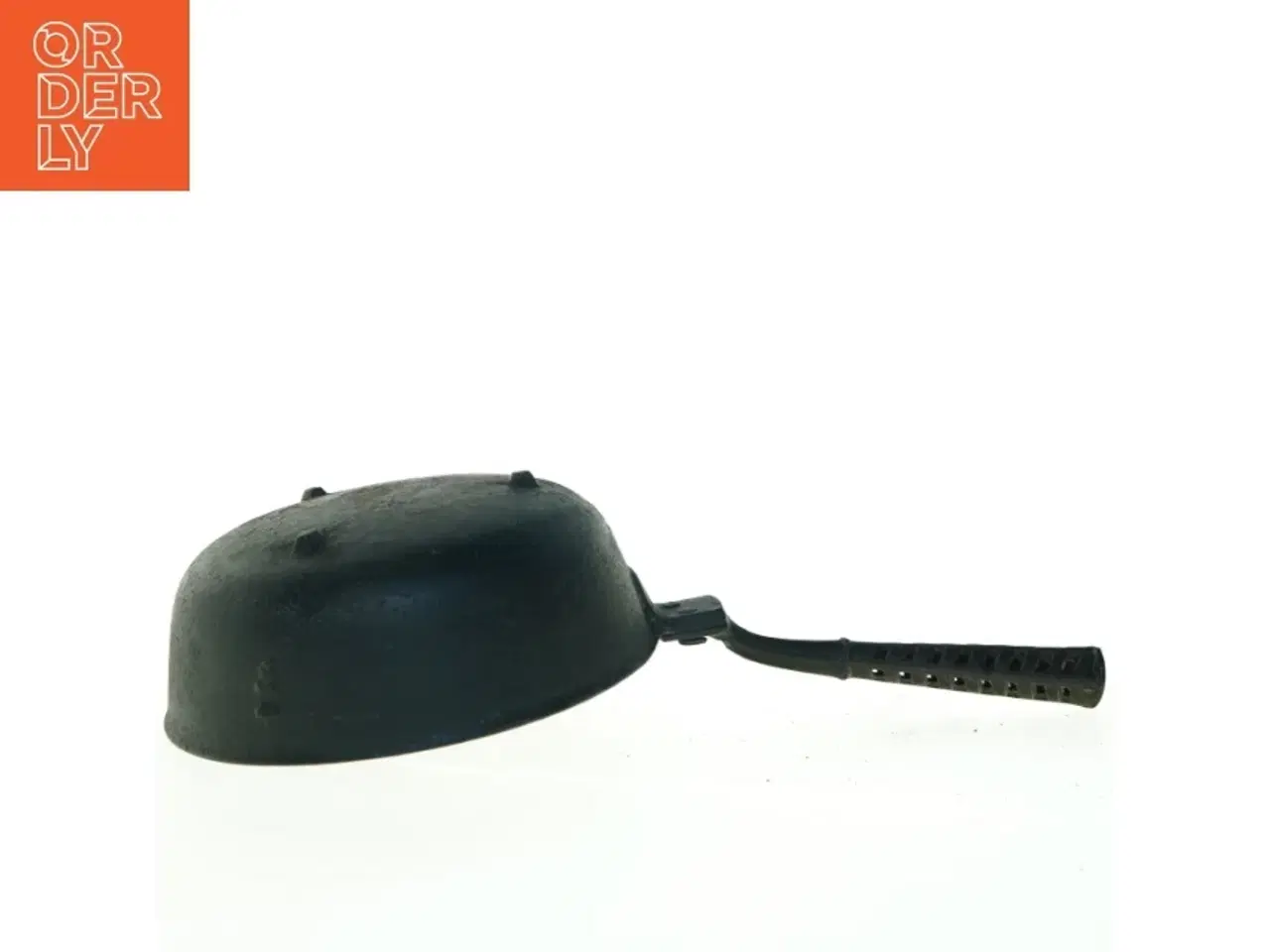 Billede 3 - Gammel emaljeret støbejerns stegepande kasserolle (str. 21 x 40 x 7 cm)
