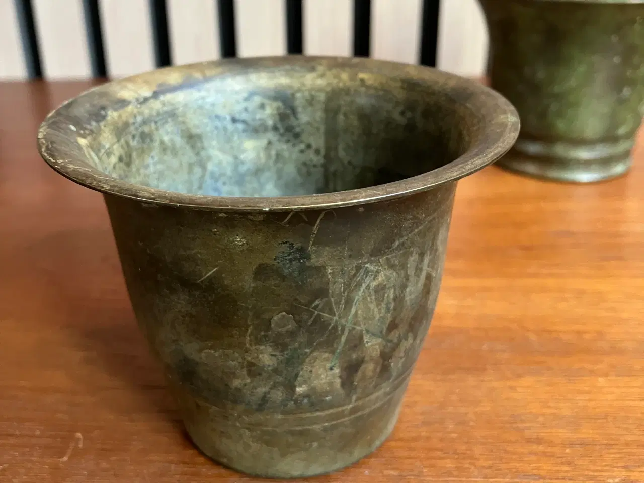 Billede 3 - Antikke bronze bæger -vaser 