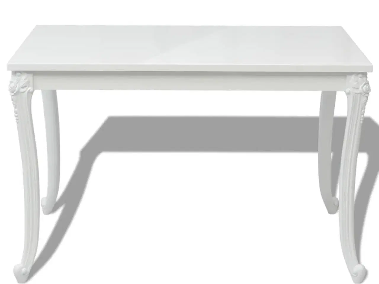 Billede 3 - Spisebord 116 x 66 x 76 cm højglans hvid
