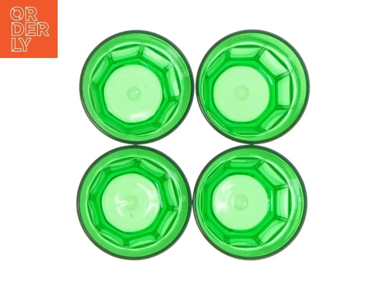 Billede 4 - Grønne plastikglas (str. 8,5 cm)