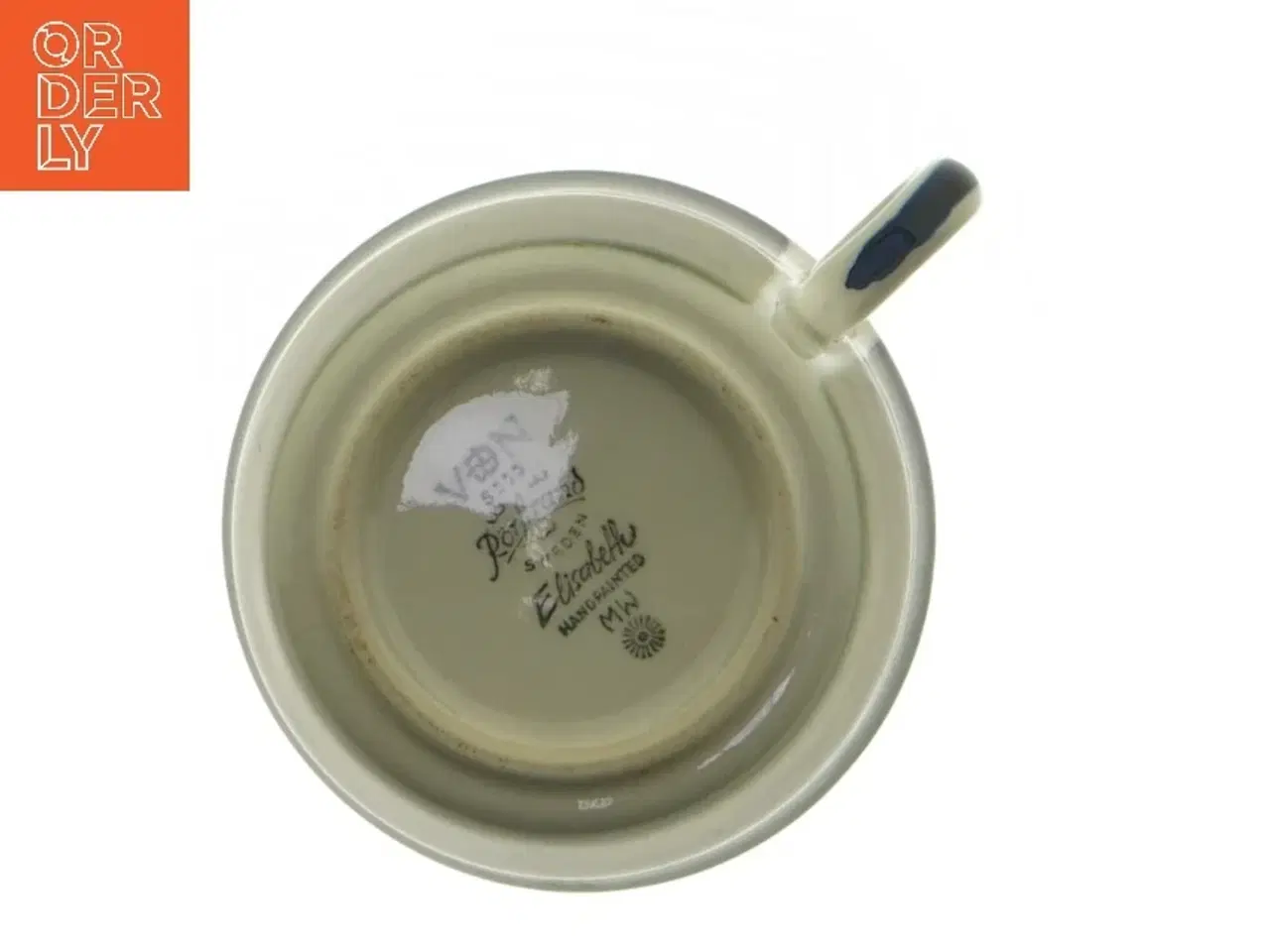 Billede 5 - Keramikkrus med underkop fra Rrstrand (str. Ø. 8,5 cm. 5 styk)