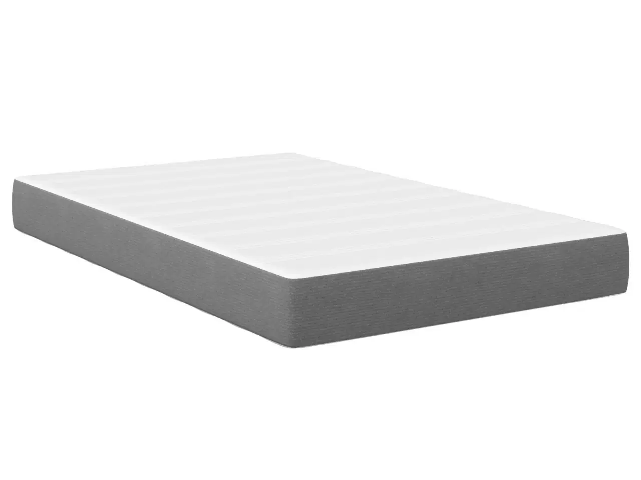 Billede 2 - Sengemadras med madras Lysegrå 120 x 190 cm Stof