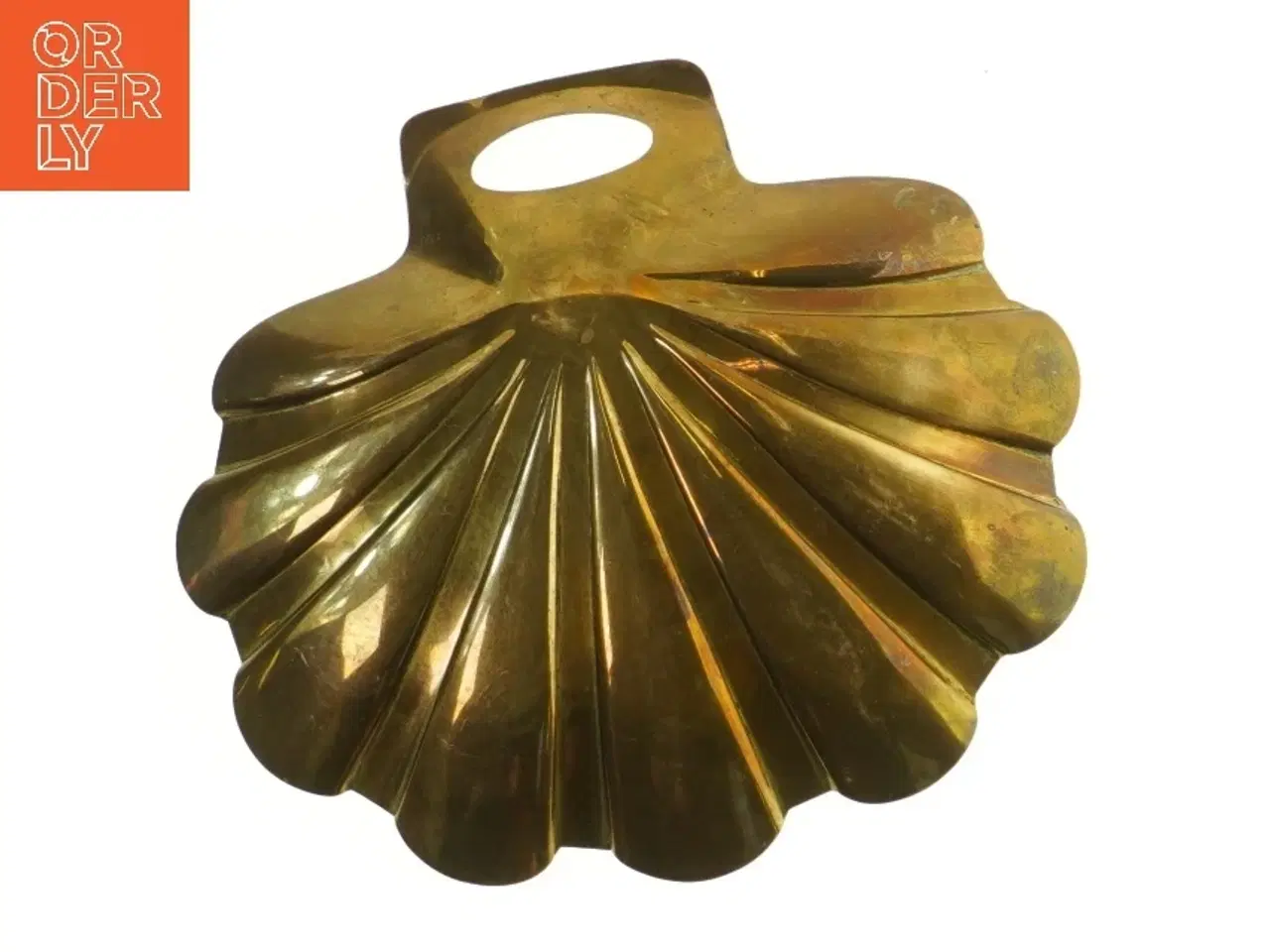 Billede 3 - Messing muslingeskål (str. 26x23 cm)