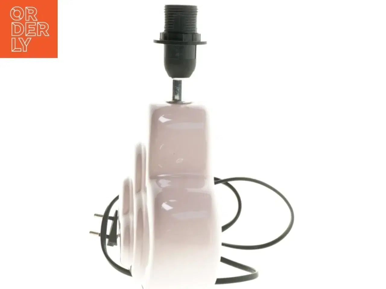 Billede 2 - Hjerteformet keramik bordlampe (str. 24 cm)
