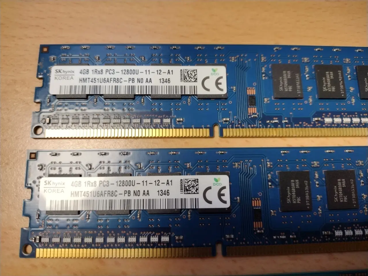 Billede 1 - SDRAM - PC, DDR3, 16GB, 4x4gb, 240 pin