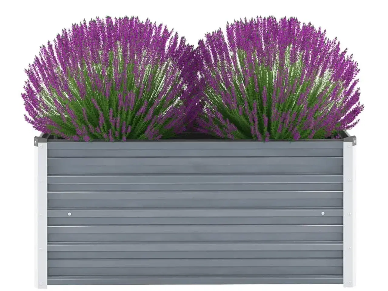 Billede 1 - Forhøjet plantekasse 100x40x45 cm galvaniseret stål grå