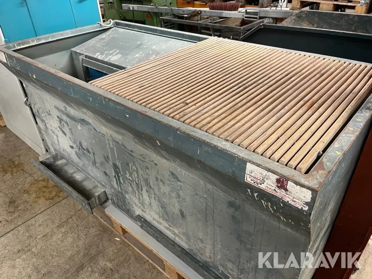 Billede 2 - Slibebord med filter og udsugning