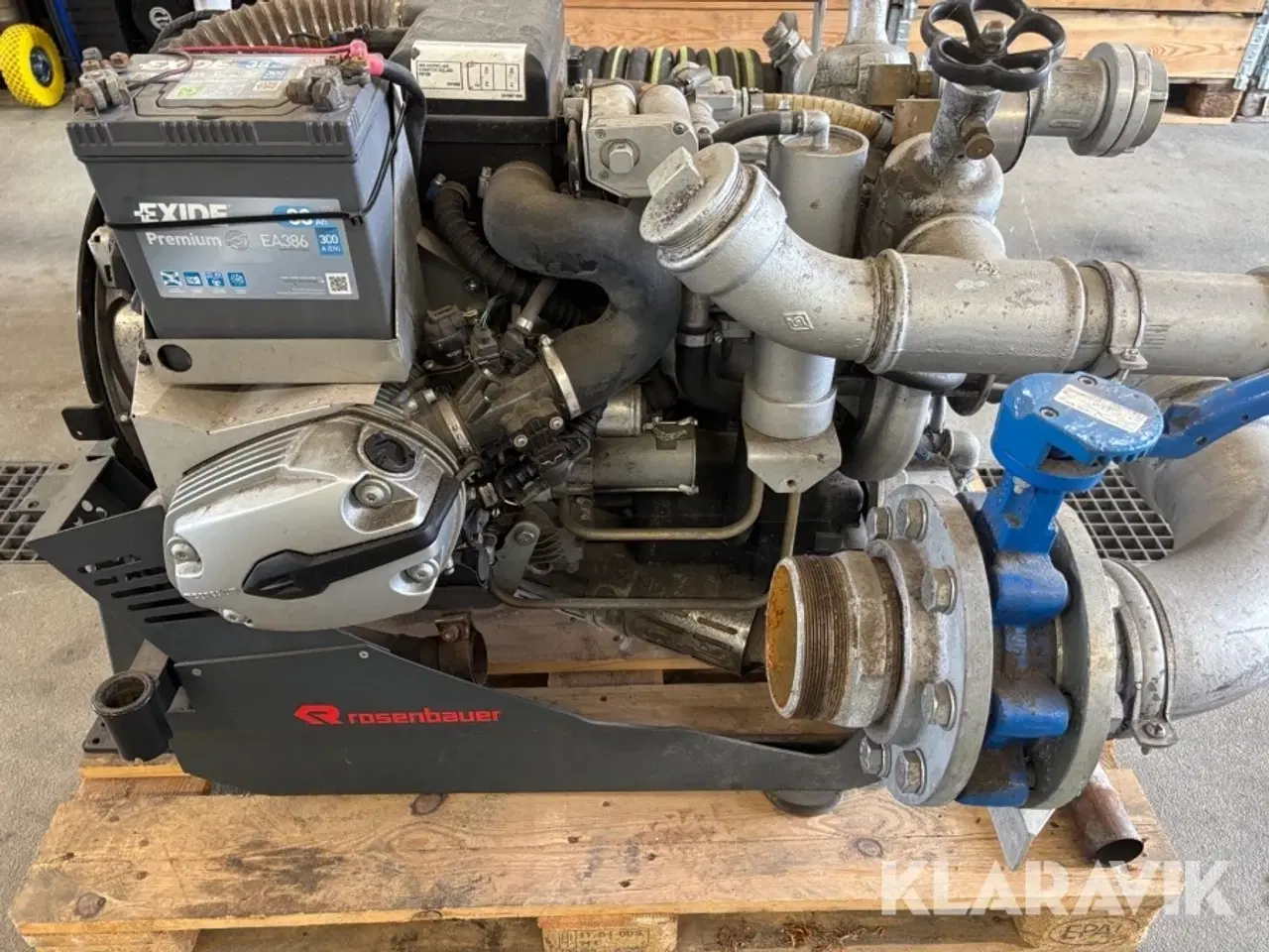 Billede 10 - Brandpumpe + slange Rosenbauer FOX