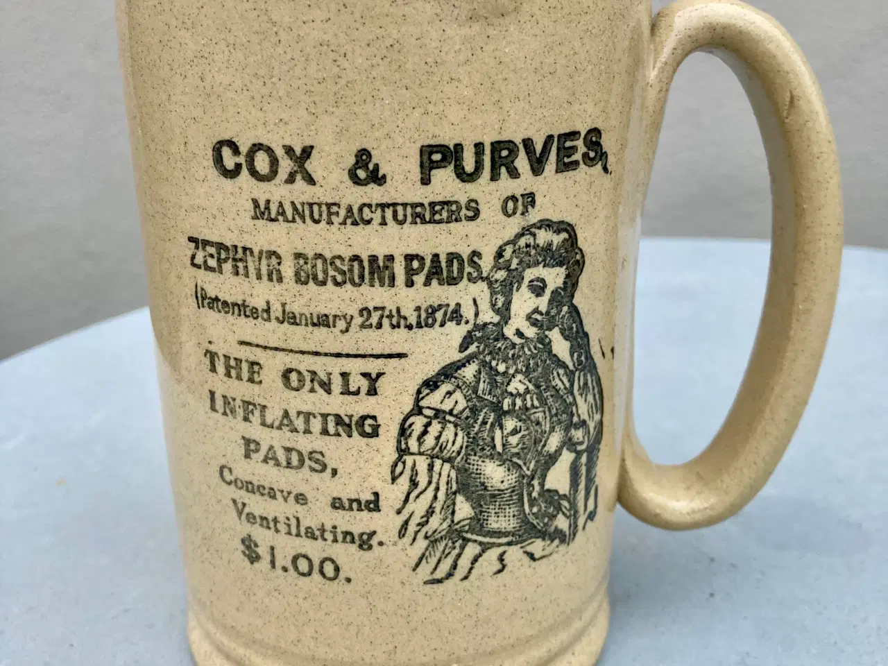 Billede 5 - 4 engelske vintage stentøjs krus / keramik Maria P