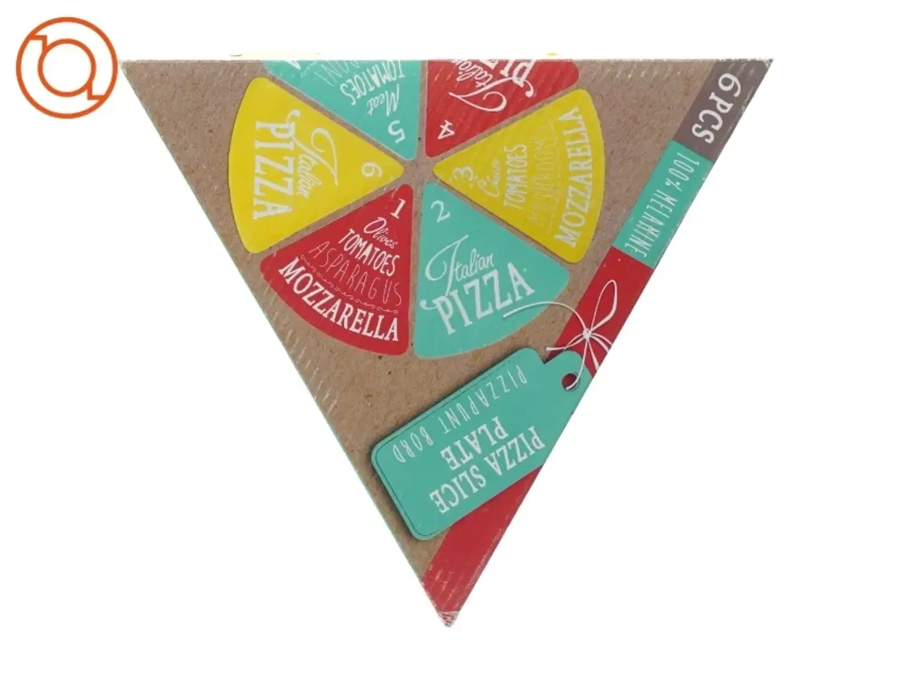 Billede 1 - nye Pizza slice plate (str. 23 x 22cm)