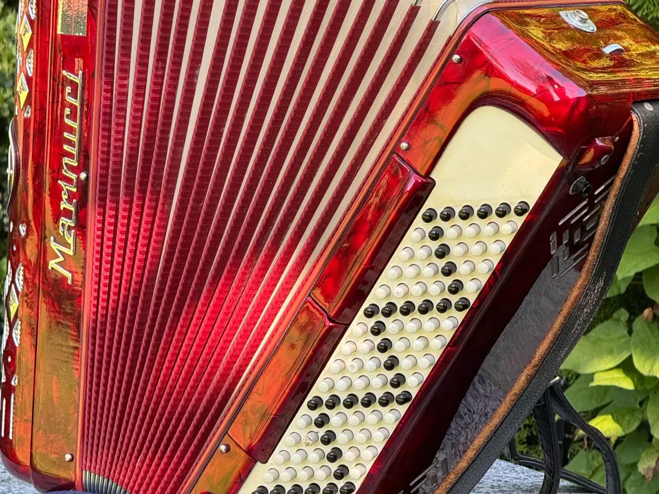 Billede 8 - Marinucci – Italiensk bold rød harmonika sælges fr