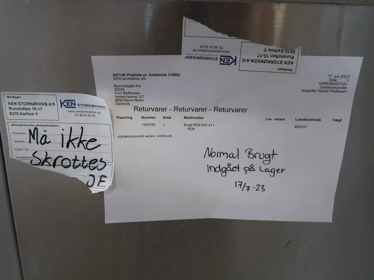 Billede 5 - Opvaskemaskine KEN 411 (Brugt)