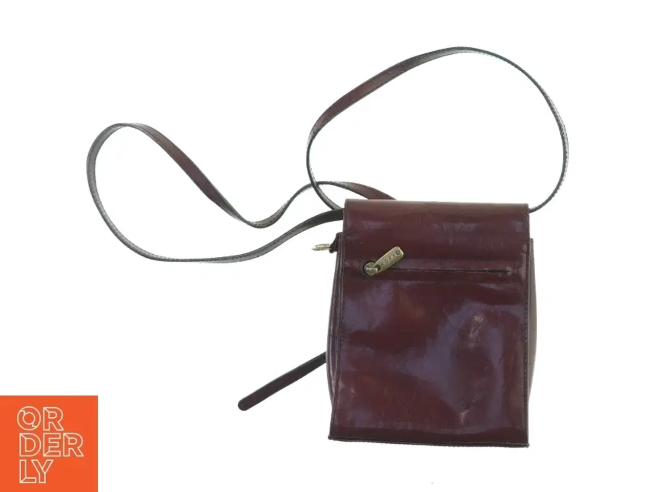 Billede 2 - Vintage Læder Skulder Crossbody taske fra Adax (str. 20 x 18 cm)