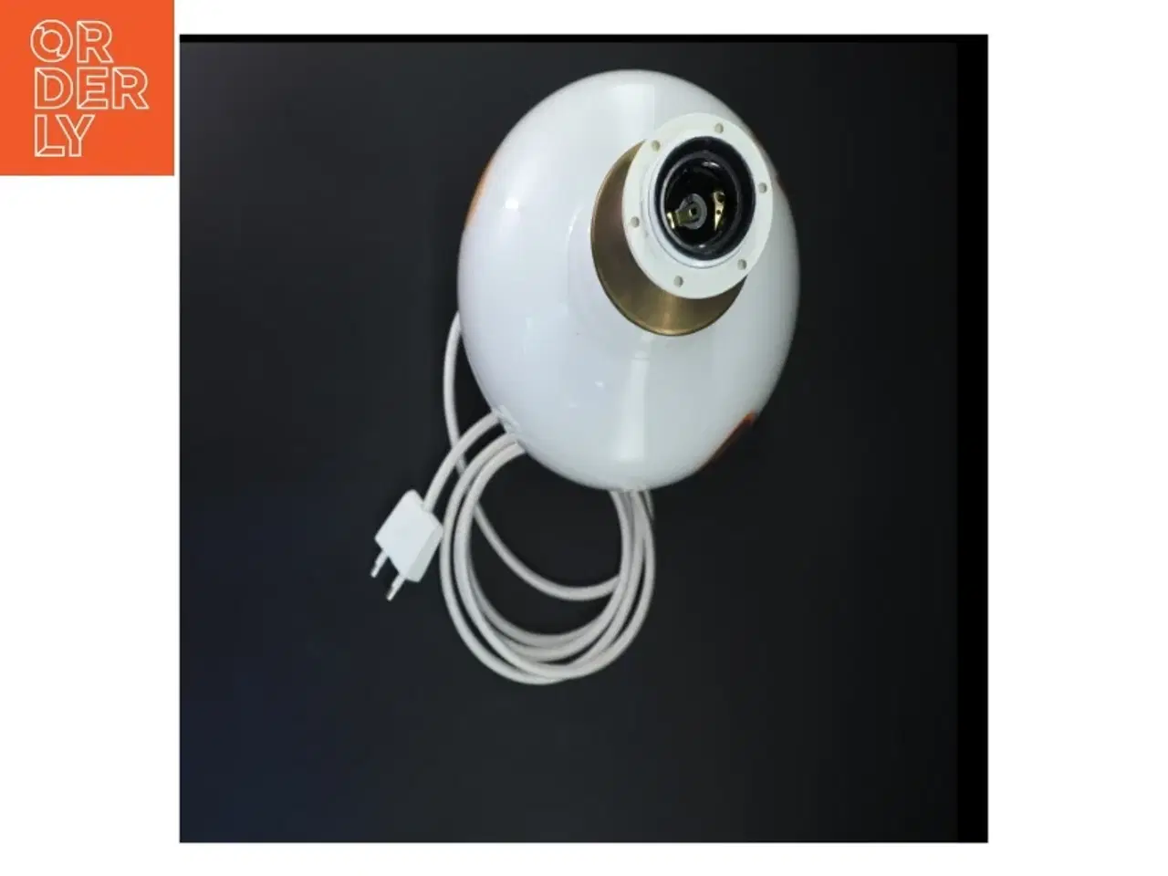 Billede 4 - Bordlampe med hvirvlet design (str. 42 cm)