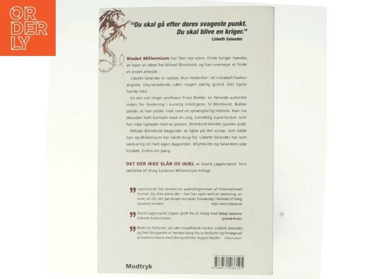 Billede 3 - Det der ikke slår os ihjel af David Lagercrantz (Bog)