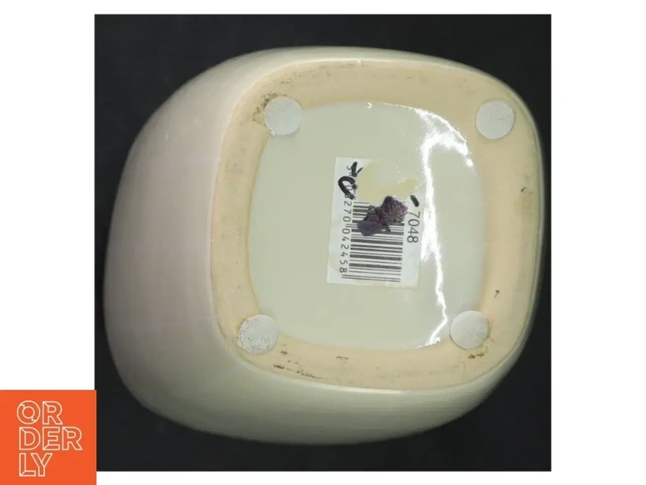 Billede 2 - Hvid porcelænsvase (str. H. 24 cm)