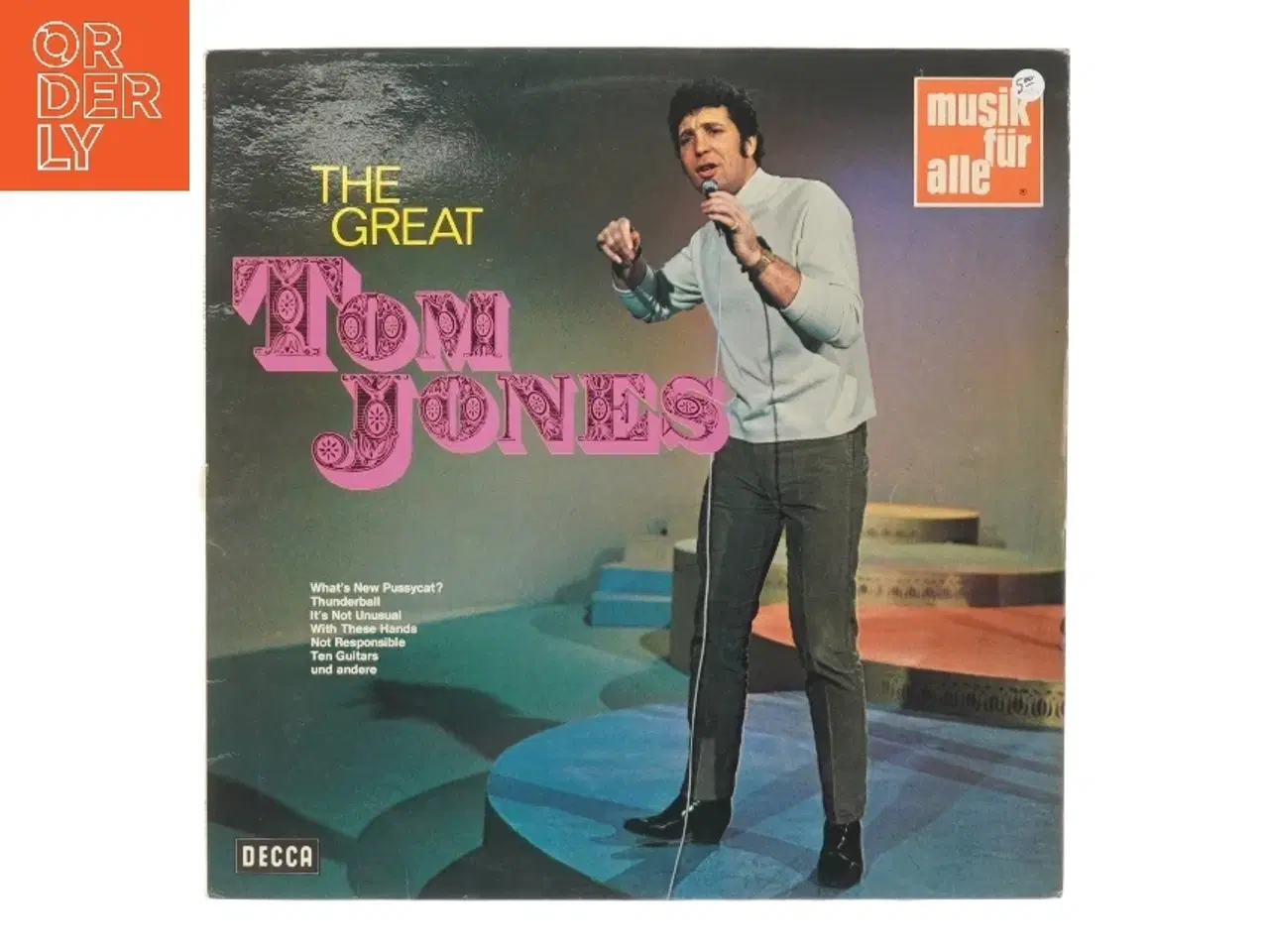 Billede 1 - The Great Tom Jones LP fra Decca