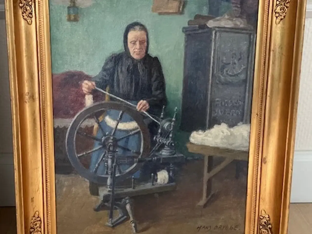 Billede 1 - Hans Brygge olie på lærred. 