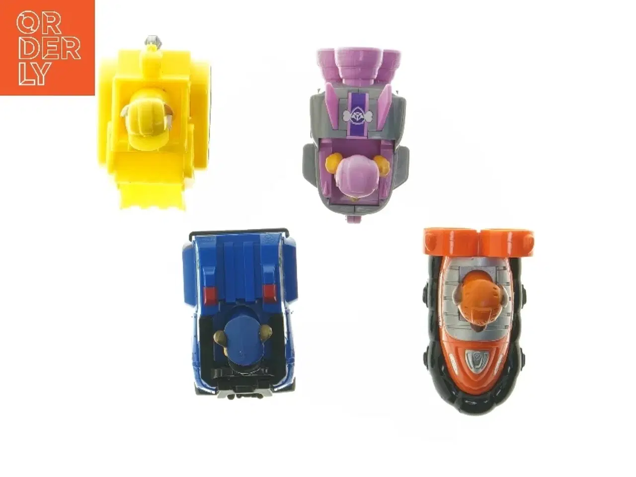 Billede 2 - Sæt af 4 Paw Patrol køretøjer fra Paw Patrol (str. 4 stk 10 cm)