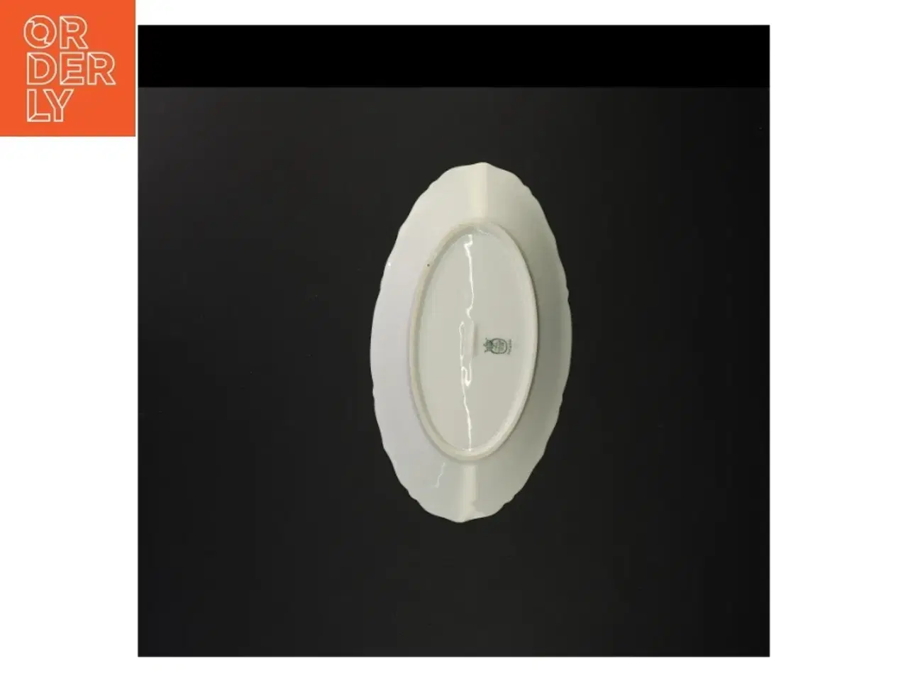 Billede 4 - Porselænsfad med blomsterdekoration fra Bavaria (str. 25 x 14 cm)