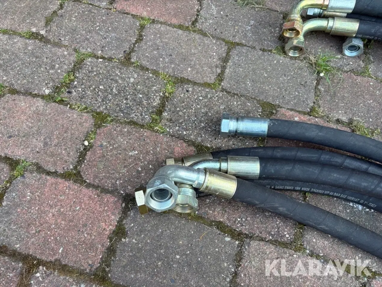 Billede 7 - Hydraulik slanger 5 stk