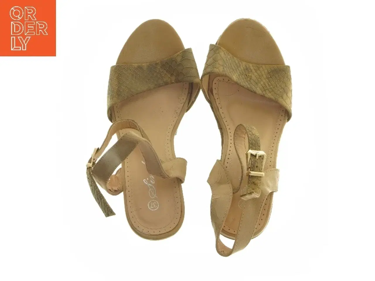 Billede 5 - Sandaler med kilehæl (str. 37 )