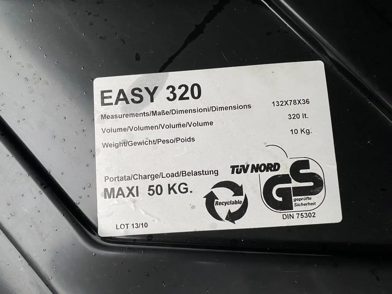 Billede 2 - Tagbox 320 ltr