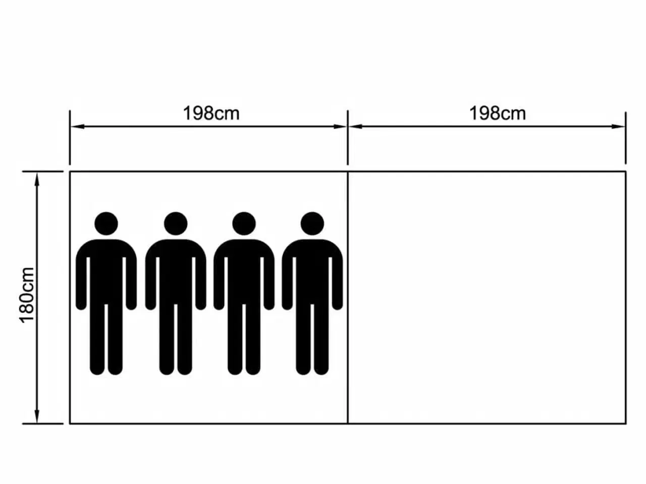 Billede 9 - Campingtelt 4 personer blå og grøn