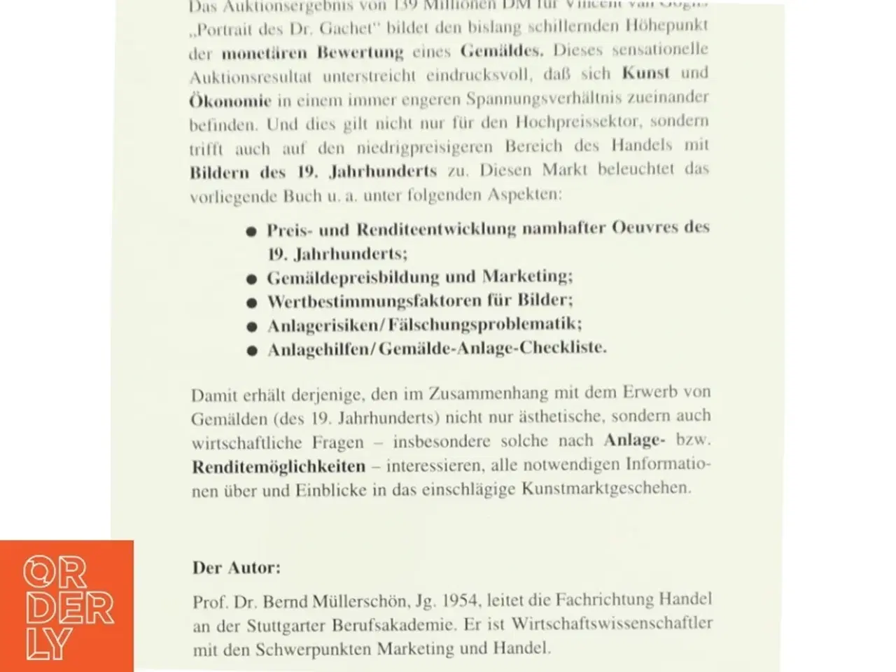 Billede 2 - Gem&#228;lde als erfolgreiche Kapitalanlage af Bernd Müllershn (Bog)