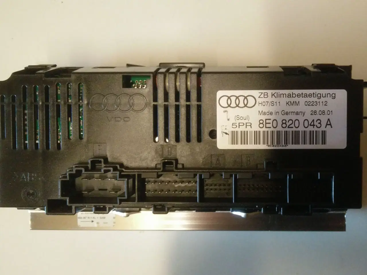 Billede 1 - Audi A4 B6 klima panel