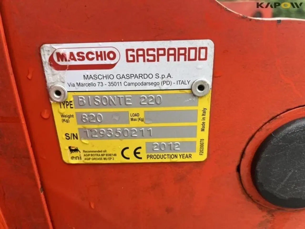 Billede 10 - Maschio Bisonte 220
