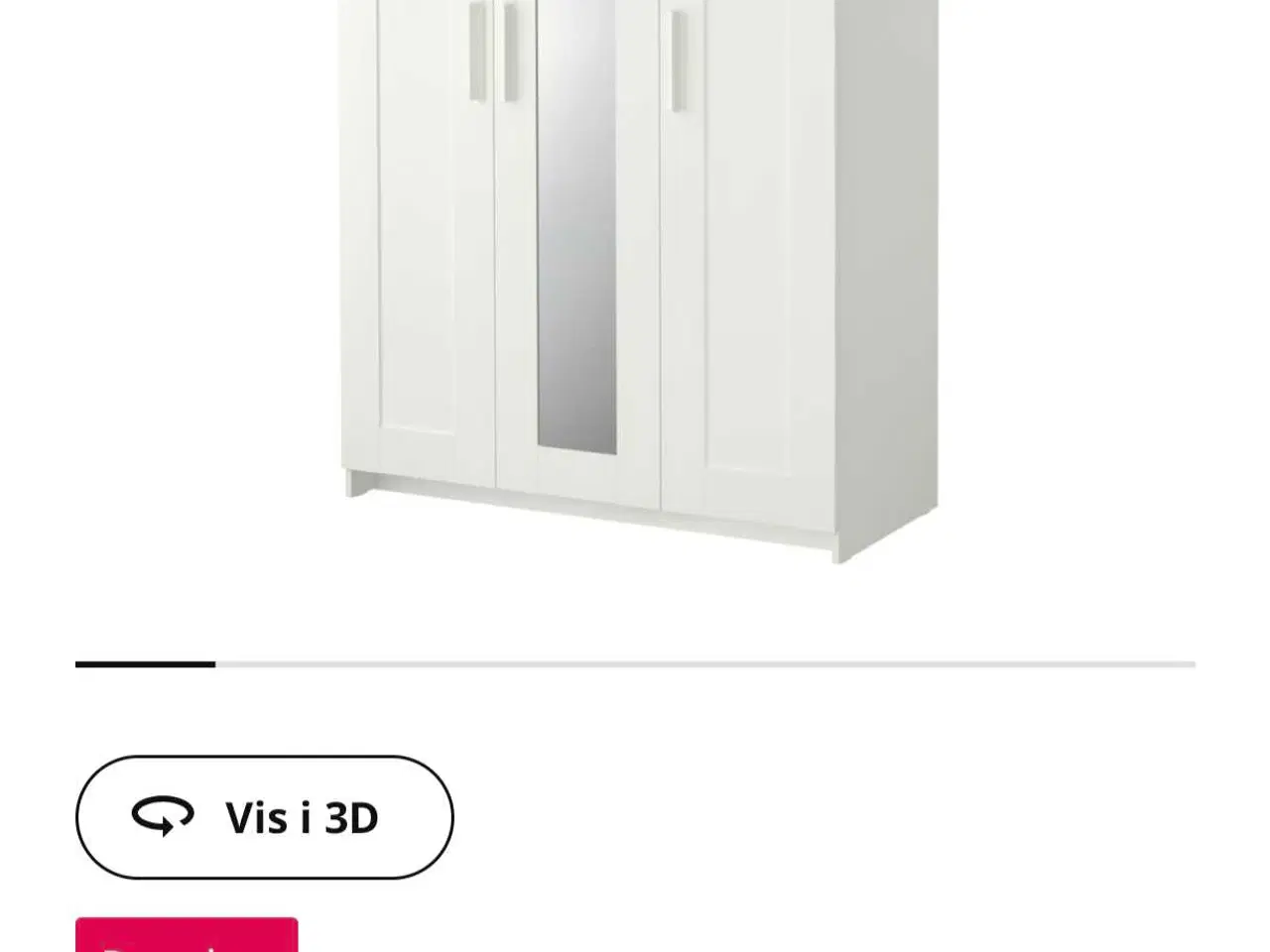 Billede 3 - Garderobe skab fra IKEA.