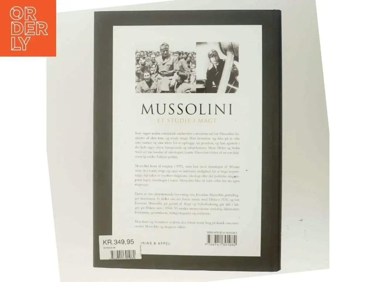 Billede 3 - Mussolini : et studie i magt af Gran H&#228;gg (Bog)