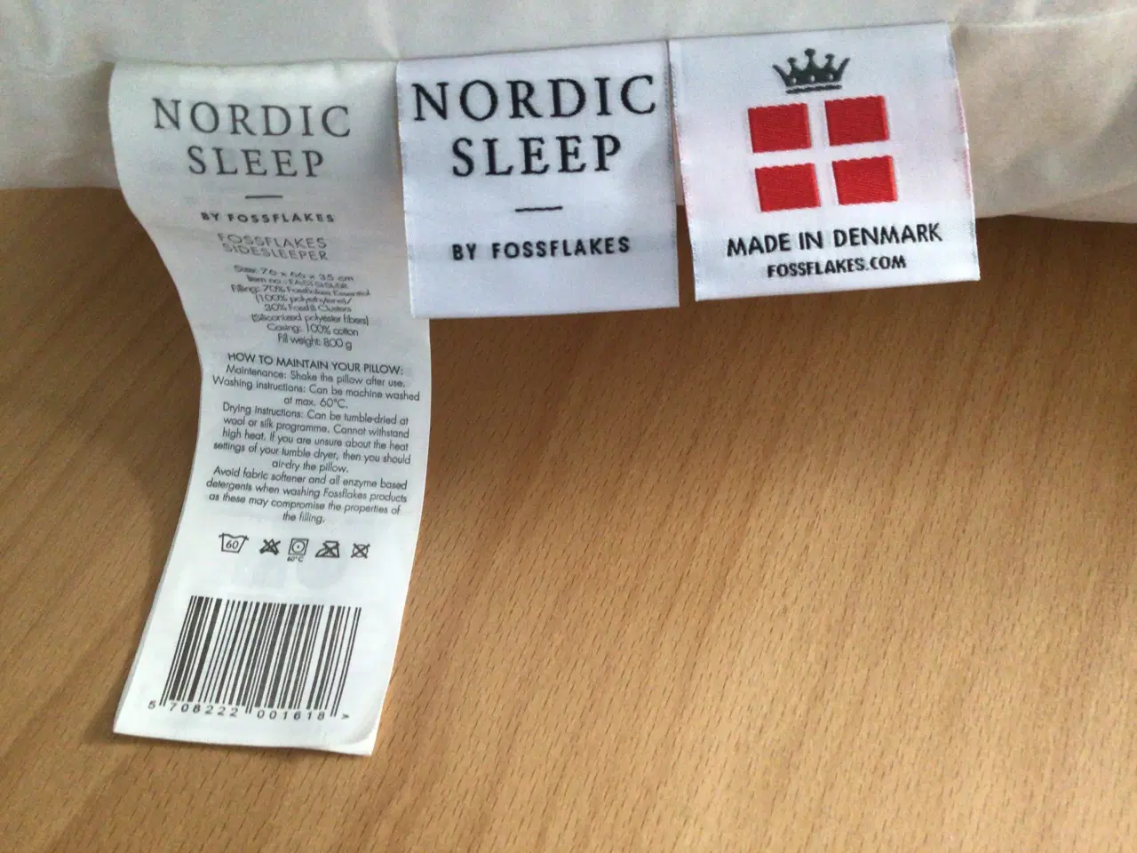 Billede 4 - Fossflakes Sidesleeper hovedpude