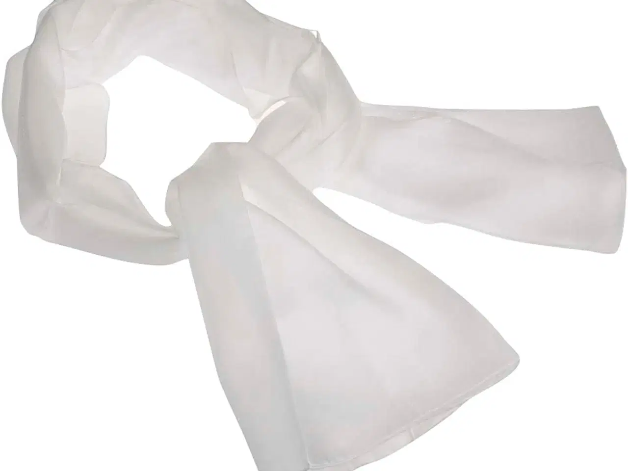 Billede 1 - Eksklusivt silketørklæde 40x150 cm i Pongé 5