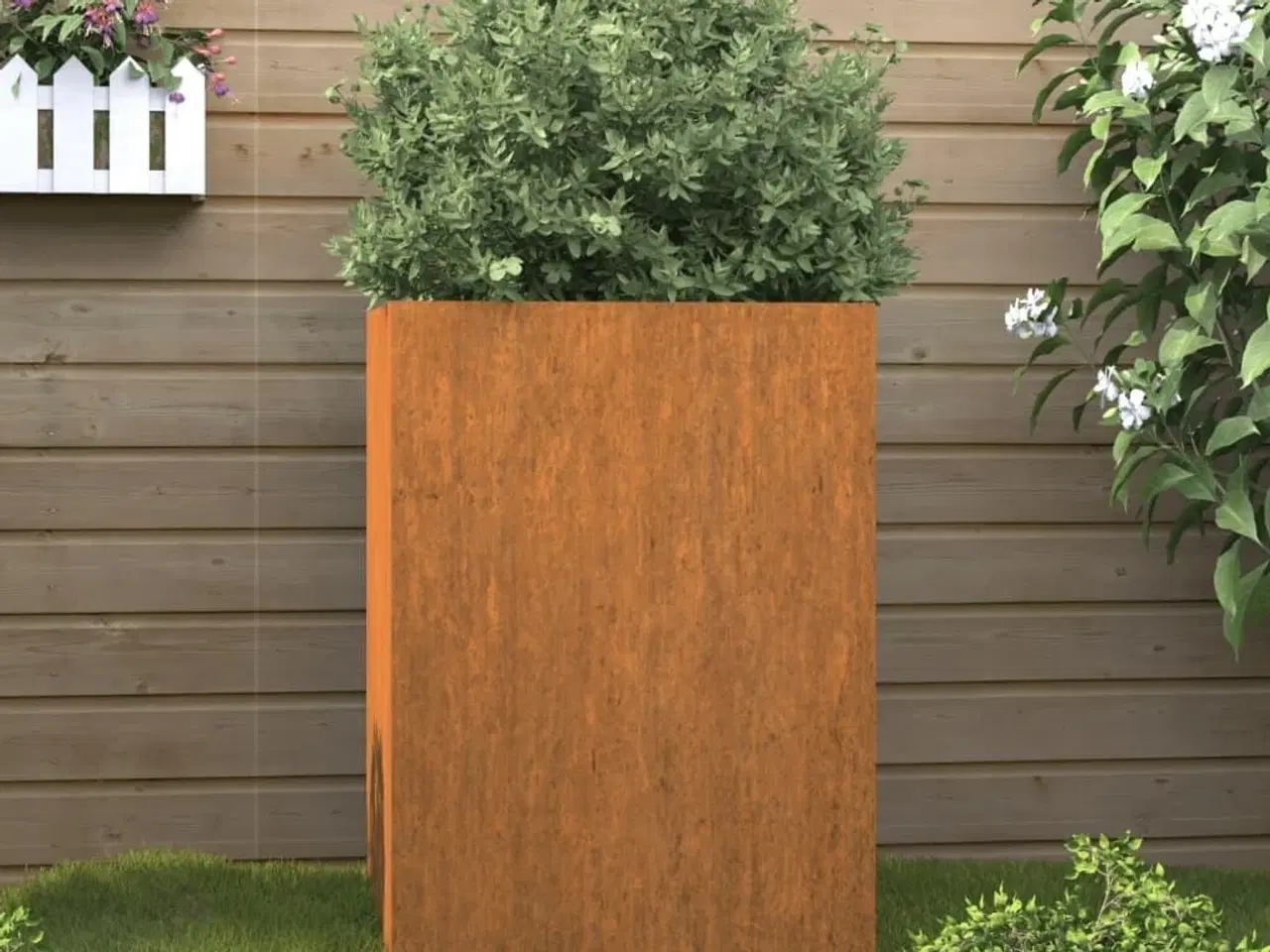 Billede 1 - Plantekasse 52x48x75 cm cortenstål