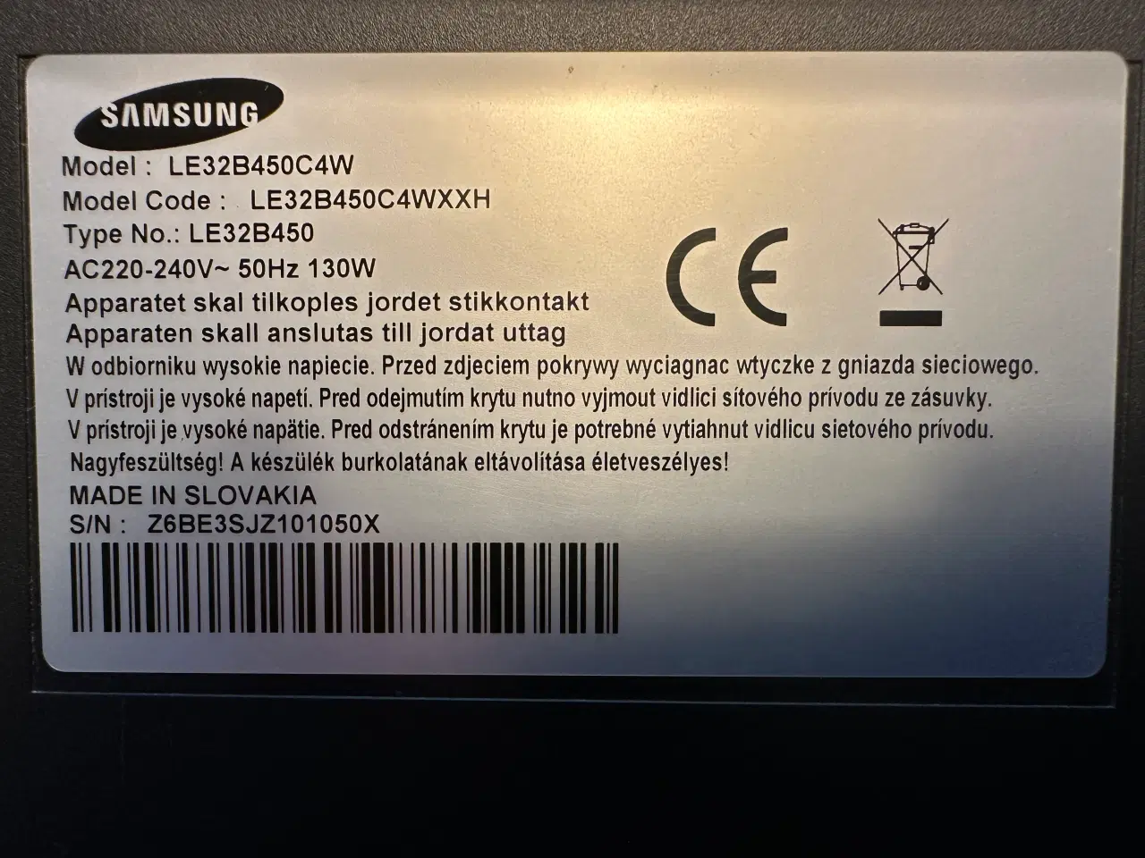 Billede 4 - Samsung 32” TV med drejefod