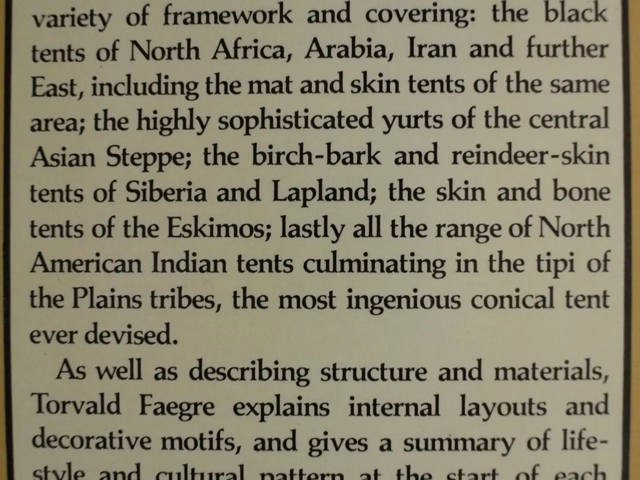 Billede 4 - tents - architecture of the nomads, by torvald fae