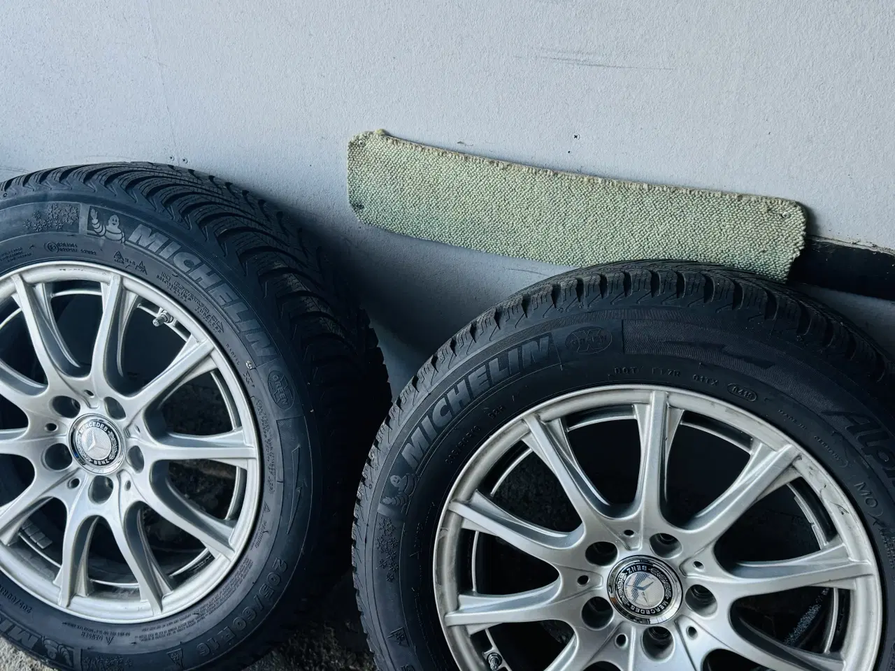 Billede 5 - Mercedes alufælge orginal med vinterdæk 16 tommer