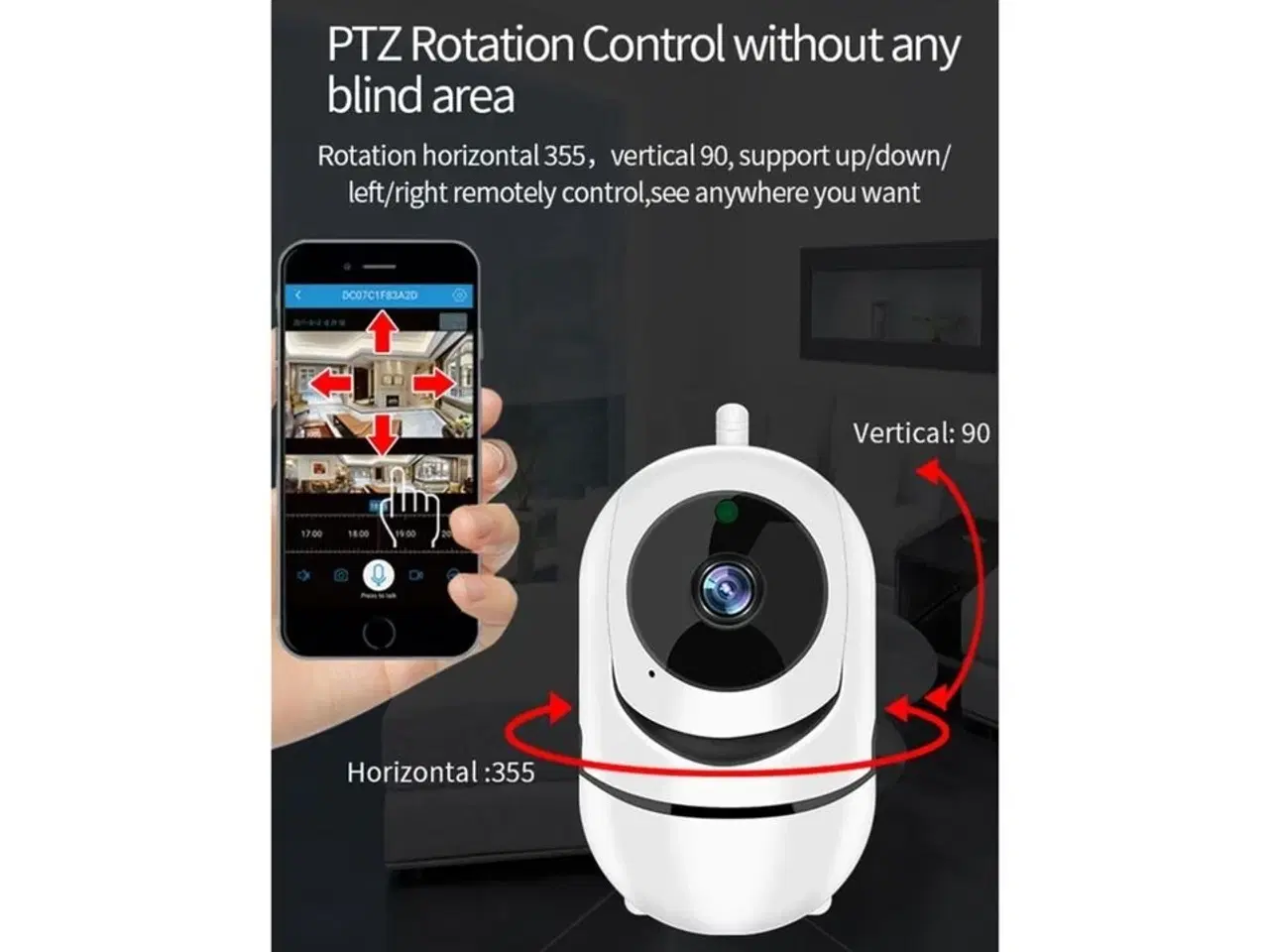Billede 2 - 2 stk. WiFi camera Full HD.