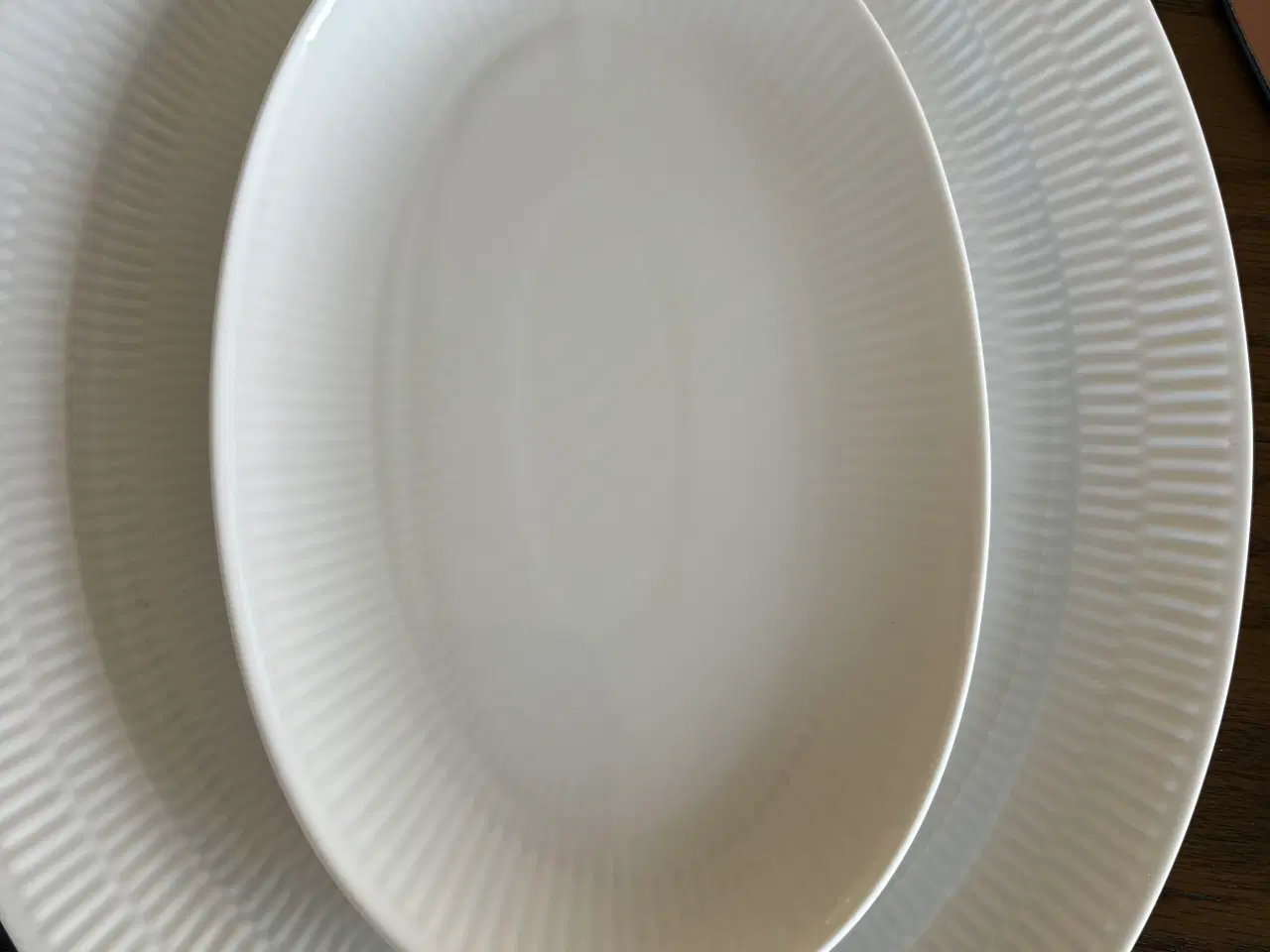 Billede 5 - Royal Copenhagen hvid riflet