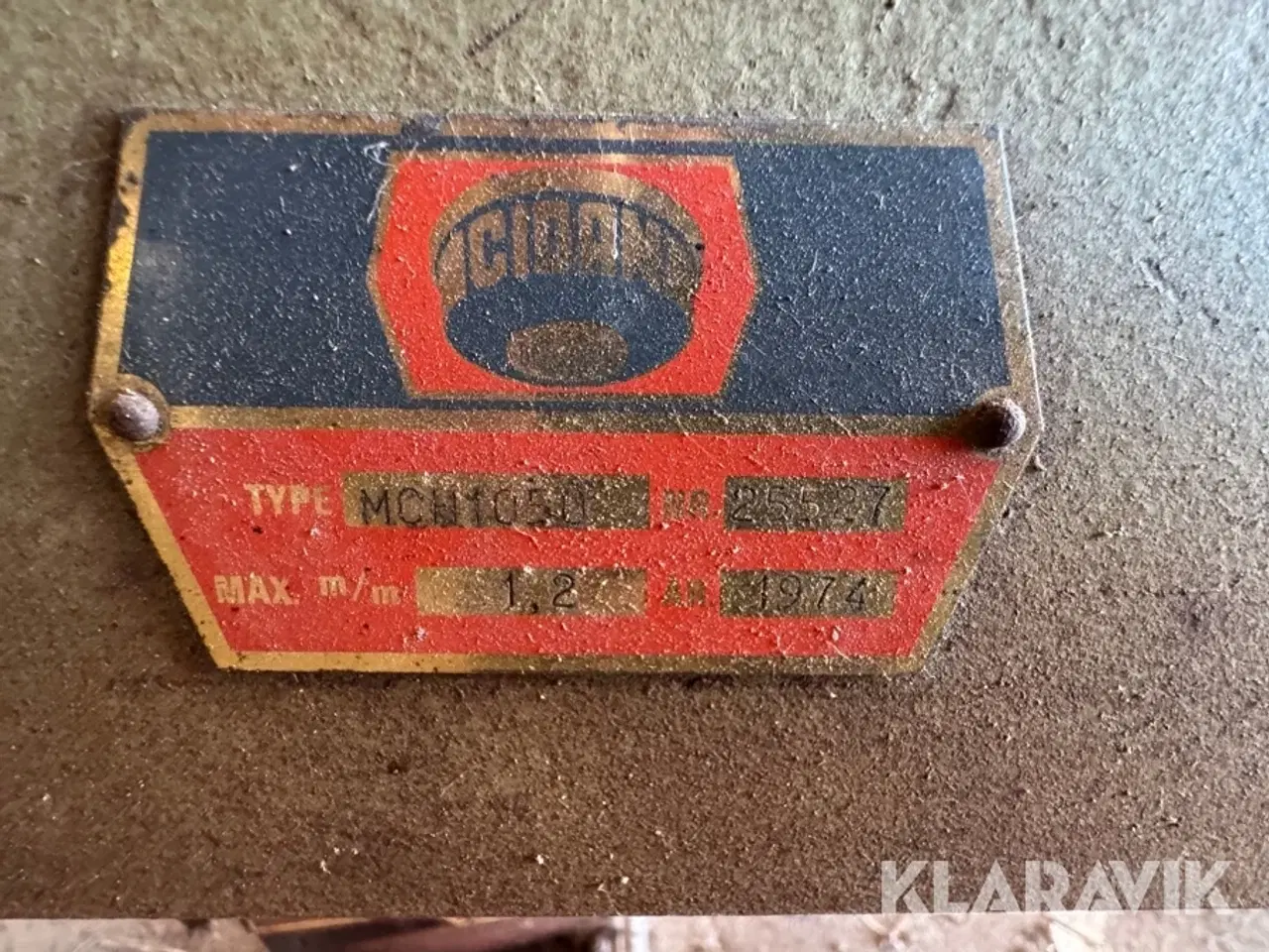 Billede 3 - Pladebukker - Pladesaks Cidan MCH1050