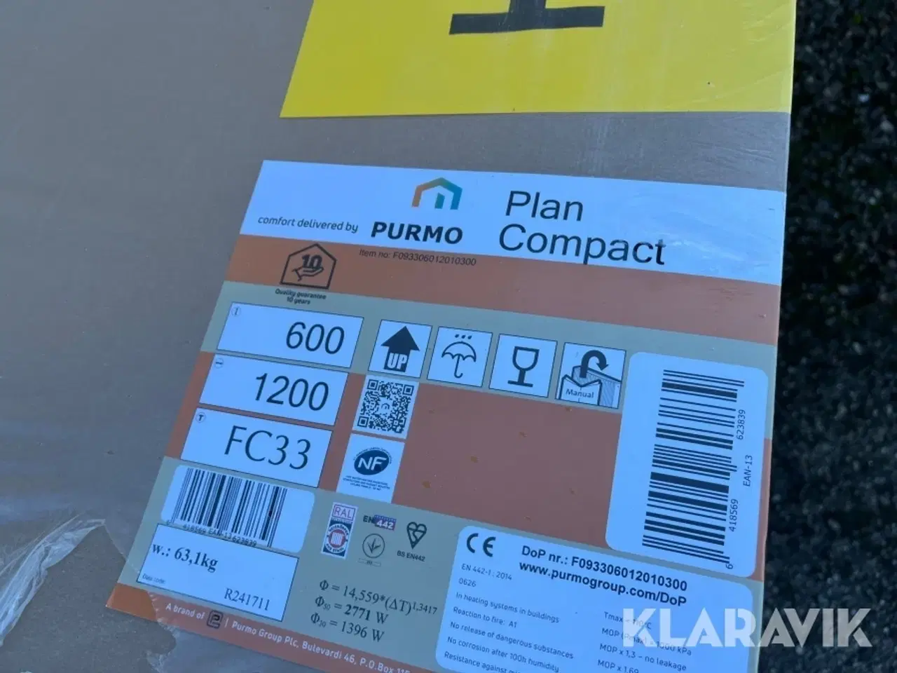Billede 5 - Radiatorer Purmo Plan Compact 5 stk