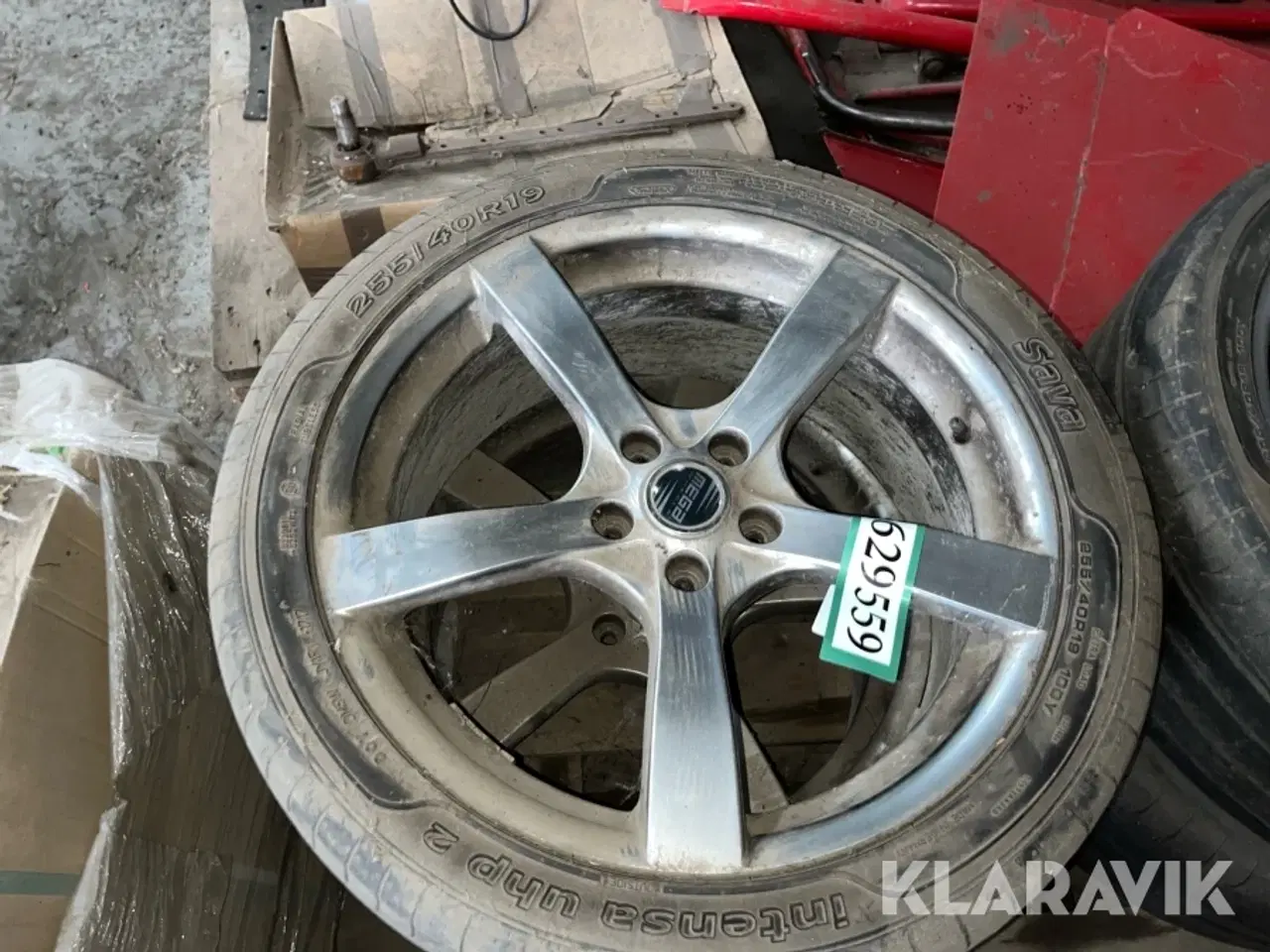 Billede 5 - Hjul Sava 255/40R19 med alufælge 4 styk