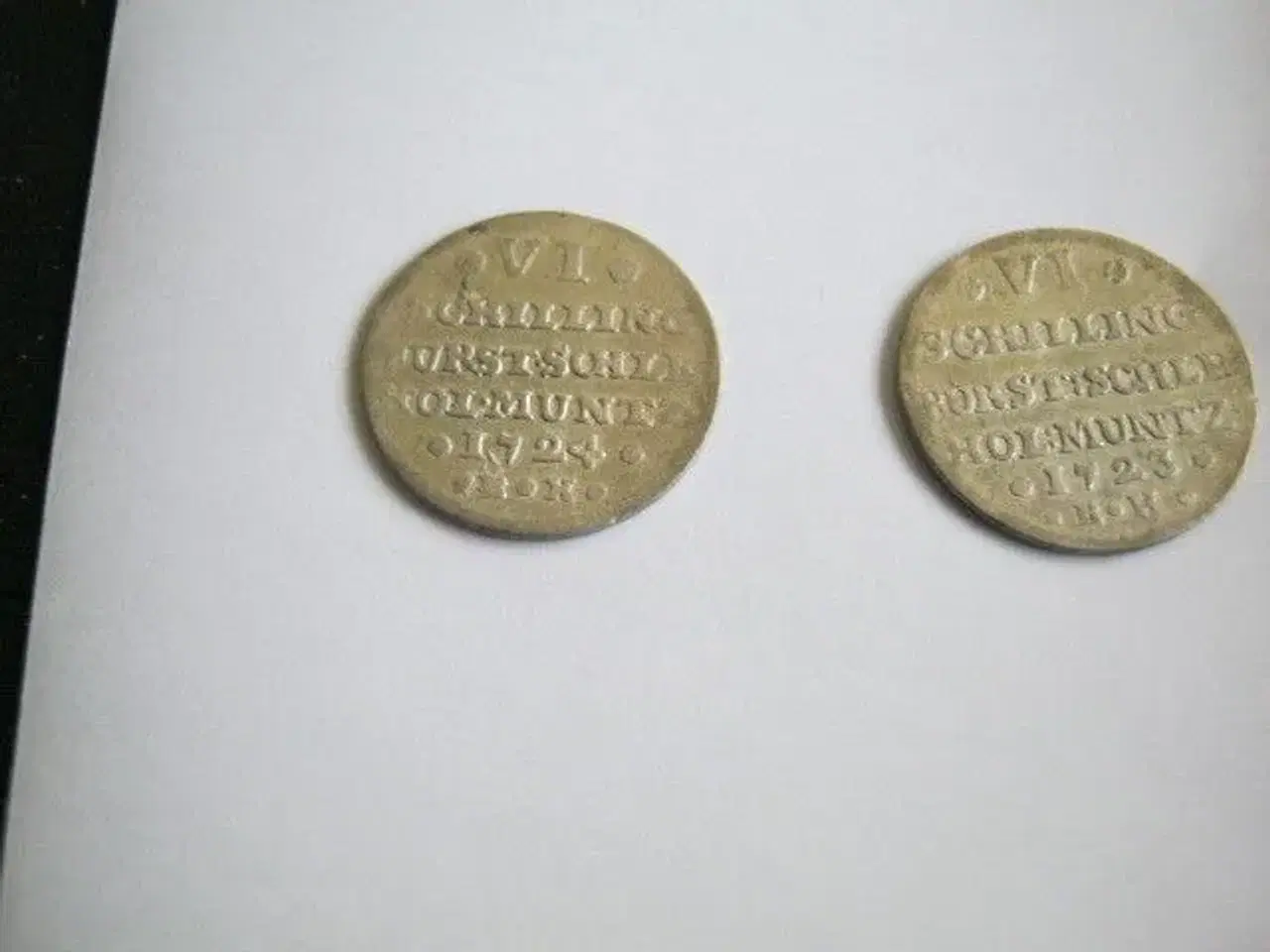 Billede 1 - S-H- sølvmønter