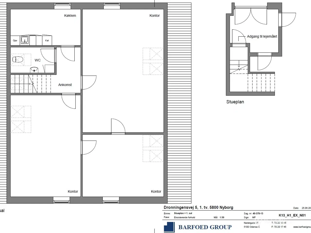 Billede 3 - 130 m² kontorlokaler udlejes på Dronningensvej i Nyborg