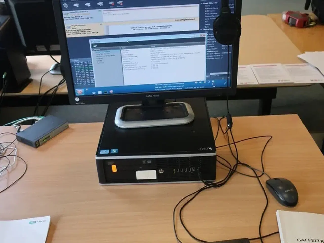 Billede 1 - HP 22" skærm m. tastatur L2208w (PC medfølger ikke)