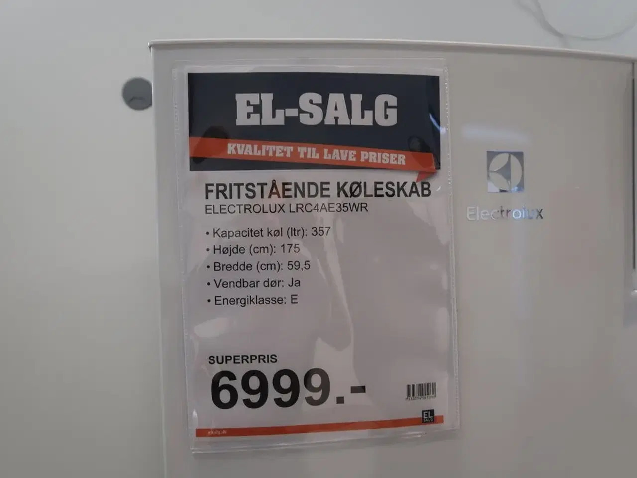 Billede 2 - Køleskab ELECTROLUX LRC4AE35WR