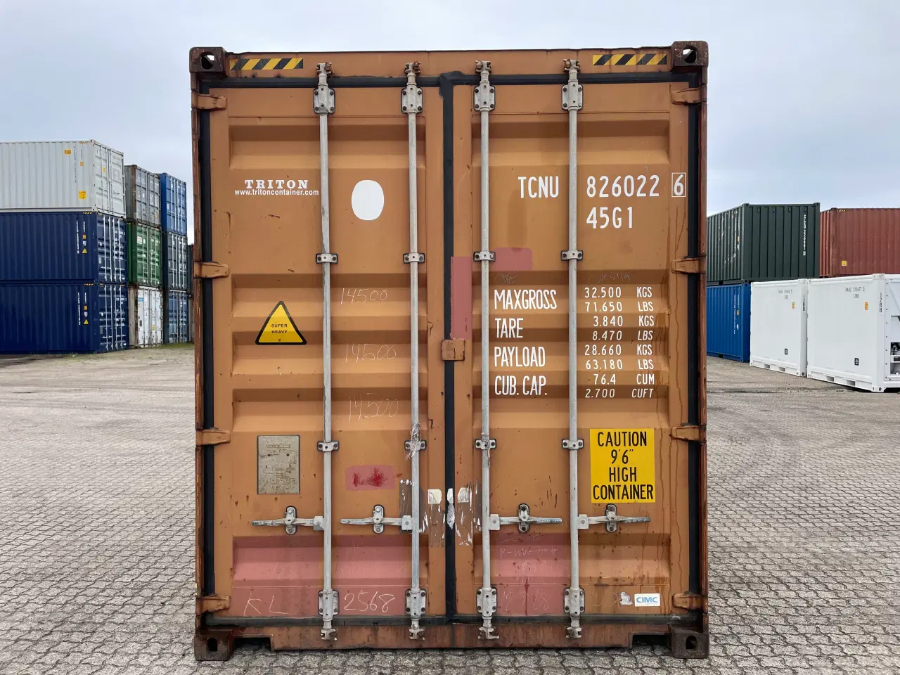 Billede 1 - 40 fods HC Container- ID: TCNU 826022-6