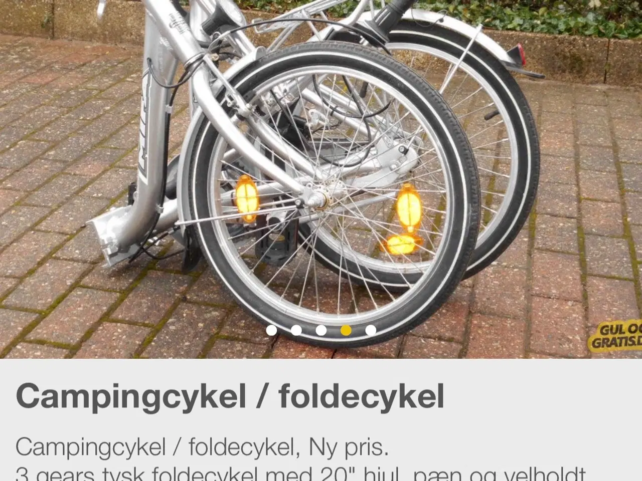 Billede 7 - Følde cykel til camping eller by tur